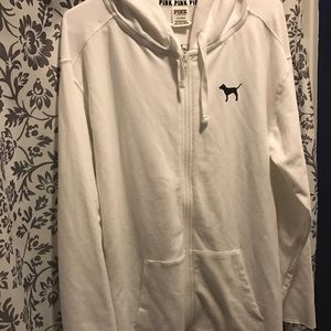 Victoria's Secret PINK White Jacket